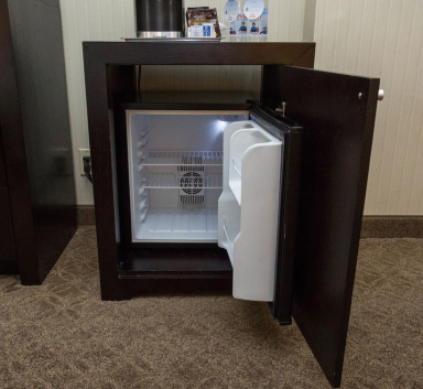 Bar Cabinet with Mini Fridge - Hilton Anaheim